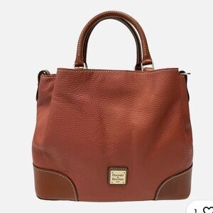 Dooney & Bourke Tan Leather Satchel